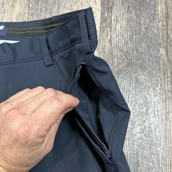 Lands End Men's Active Performance Chino Pants Navy Blue 36x30 Moisture Wicking - Picture 5 of 16